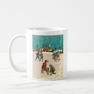 Fröhlicher Holiday Tee oder Kaffeetasse