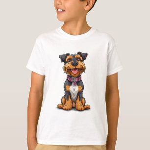 Fröhlicher Hund T-Shirt