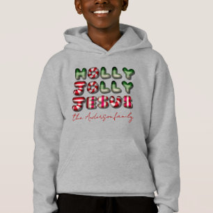 Fröhlicher Jesus 3D Optik dicke Süßigkeiten Kinder Hoodie