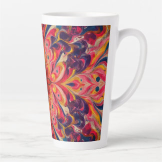 Fröhlicher Kaleidoskop-Farben-Latte-Mug Milchtasse