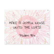 Fröhlicher Klang 2 Psalm 98:4 Christliche Schrift