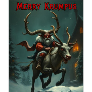 Fröhlicher Krampus-Dämon T-Shirt