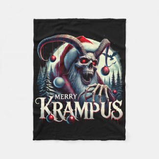 Fröhlicher Krampus Krampus kommt in die Stadt Horr Fleecedecke