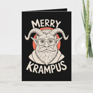 Fröhlicher Krampus Mythischer Weihnachten Xmas Fei