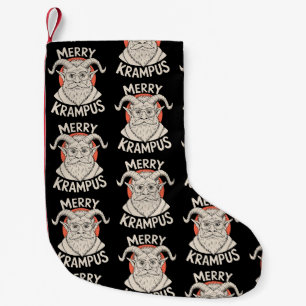 Fröhlicher Krampus Mythischer Weihnachten Xmas Fei Kleiner Weihnachtsstrumpf