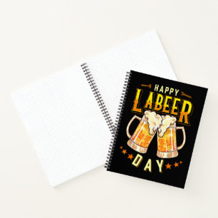 Fröhlicher Labeer-Tag Lustiger Labor Day Notizbuch
