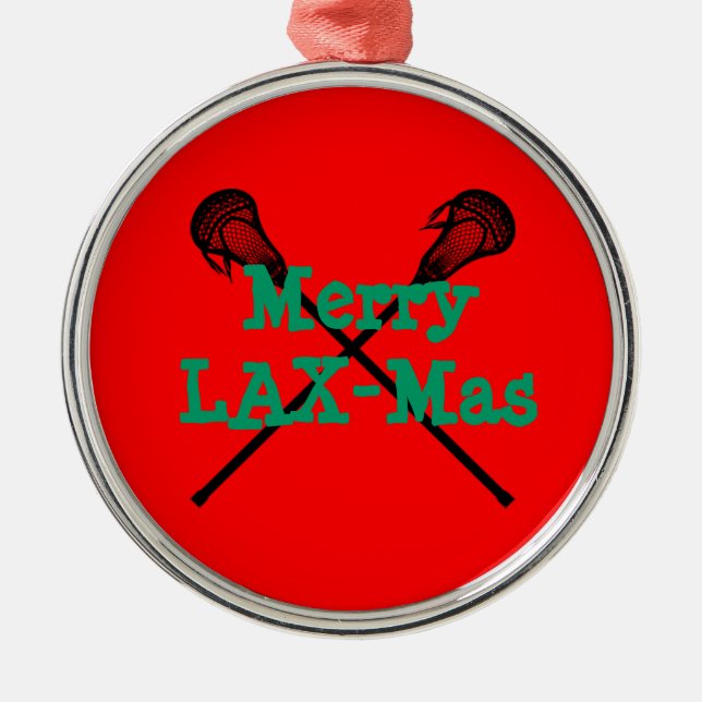 Fröhlicher Locker-Mas Silbernes Ornament (Vorne)