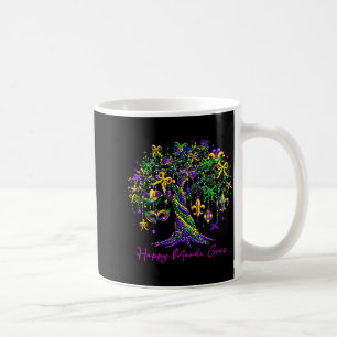 Fröhlicher Mardi Gras Perlenbaum Karneval Frauen M Kaffeetasse
