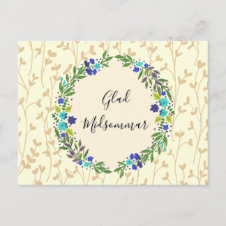 Fröhlicher Mittsommer Postkarte
