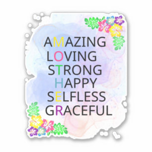 Fröhlicher Muttertag Aufkleber