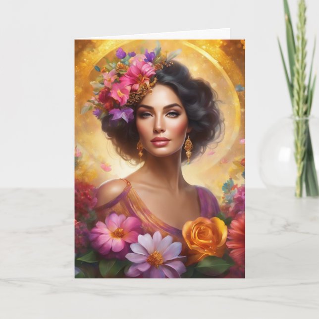 Fröhlicher Muttertag Feiertagskarte (Vorderseite)