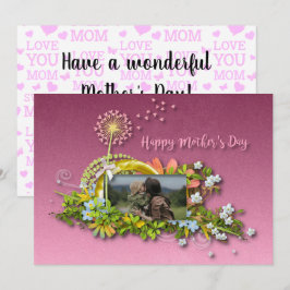 Fröhlicher Muttertag Feiertagskarte