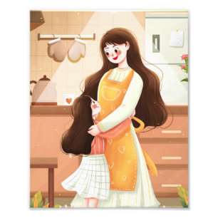 Fröhlicher Muttertag Fotodruck