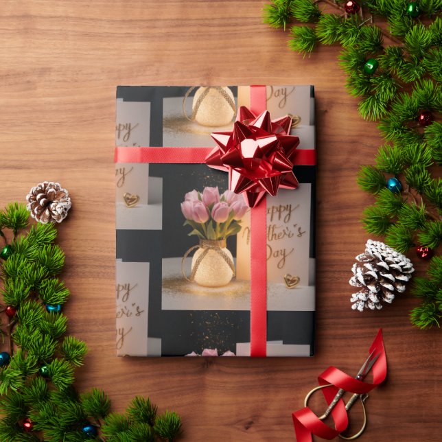 Fröhlicher Muttertag Geschenkpapier (Feiertagsgeschenk)