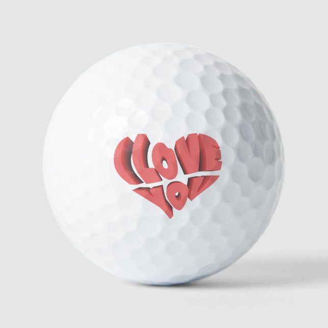 Fröhlicher Muttertag Golfball (Vorderseite)