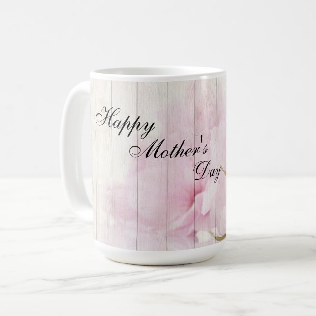 Fröhlicher Muttertag Kaffeetasse (Vorderseite Links)