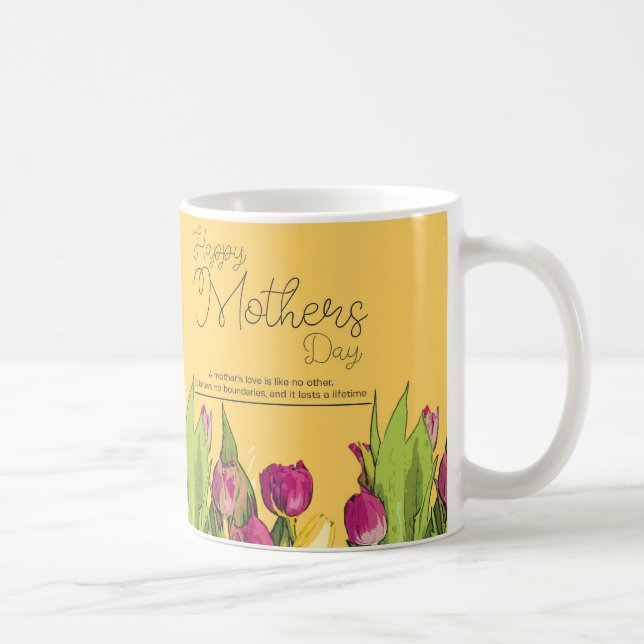 Fröhlicher Muttertag Kaffeetasse (Rechts)