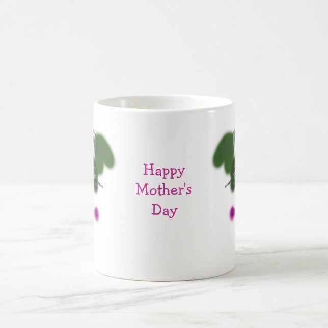Fröhlicher Muttertag Kaffeetasse (Mittel)