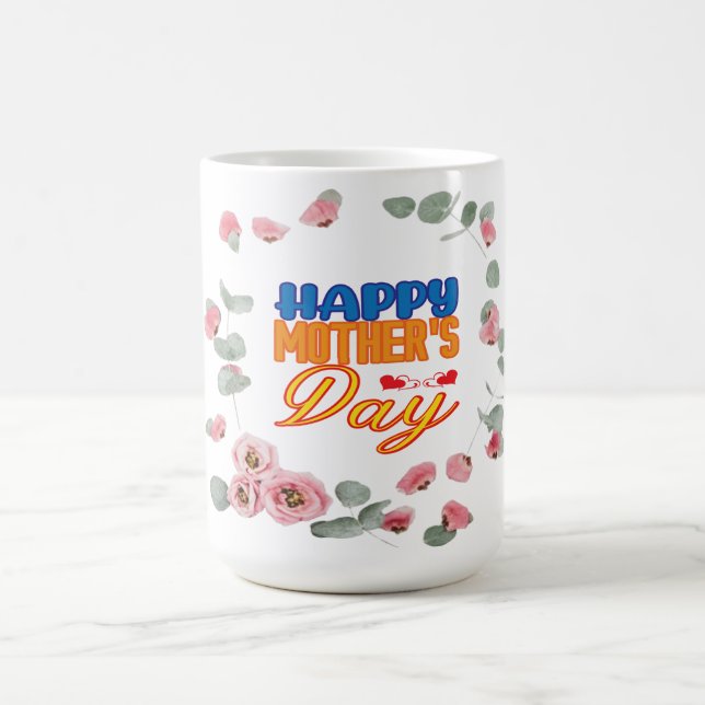 Fröhlicher Muttertag Kaffeetasse (Mittel)