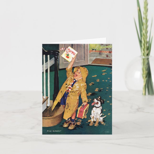 Fröhlicher Muttertag Karte (Vorderseite)