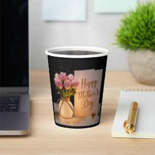 Fröhlicher Muttertag Pappbecher