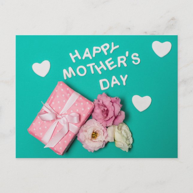 Fröhlicher Muttertag Postkarte (Vorderseite)