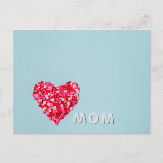 Fröhlicher Muttertag Postkarte (Vorderseite)