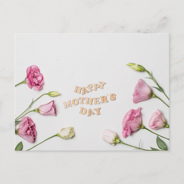 Fröhlicher Muttertag Postkarte (Vorderseite)