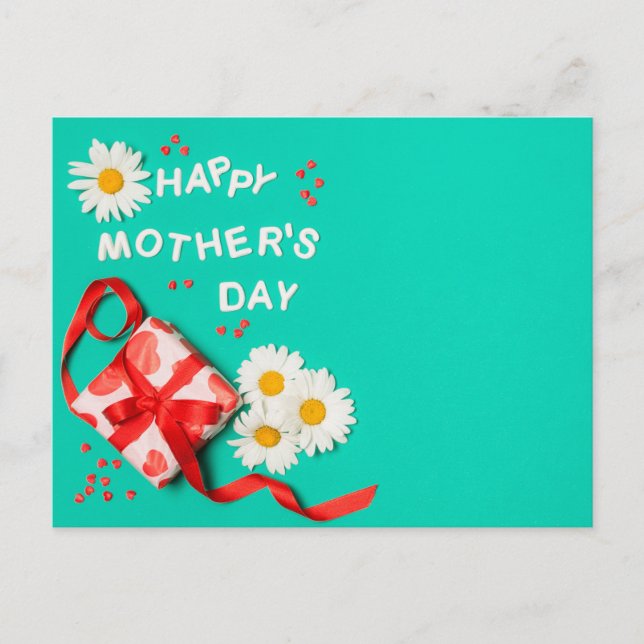 Fröhlicher Muttertag Postkarte (Vorderseite)