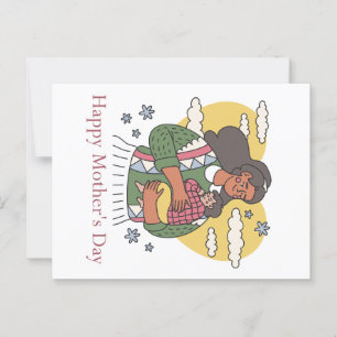 Fröhlicher Muttertag Postkarte