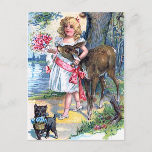 Fröhlicher Muttertag Postkarte (Vorderseite)