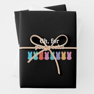 Fröhlicher Osterhase Christlich Religiöser Karneva Geschenkpapier Set