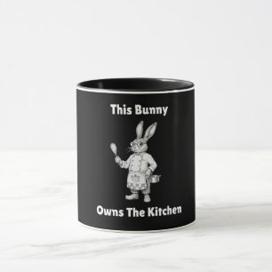 Fröhlicher Osterhase Dieser Hase besitzt die Küche Tasse