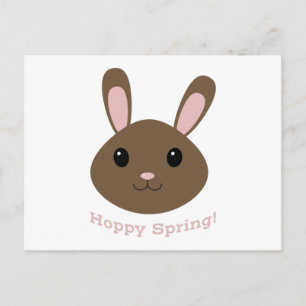 Fröhlicher Osterhase Feiertagspostkarte