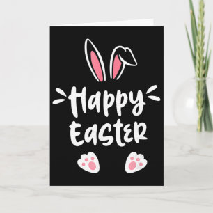 Fröhlicher Osterhase Frühling Osterei Ostermänner Karte