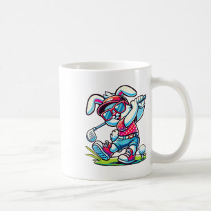 Fröhlicher Osterhase Golf Liebhaber Sport Jungen M Kaffeetasse