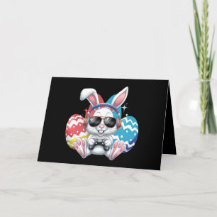 Fröhlicher Osterhase Hase Gaming Gamer Spiele Dankeskarte