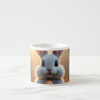 Fröhlicher Osterhase im Zauber des Frühlings Espressotasse