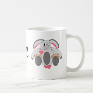 Fröhlicher Osterhase Kaffeetasse