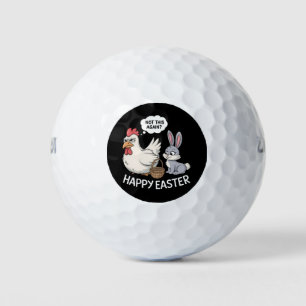 Fröhlicher Osterhase Kaninchen Huhn Nicht schon wi Golfball