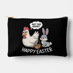 Fröhlicher Osterhase Kaninchen Huhn Nicht schon wi Zubehörtasche