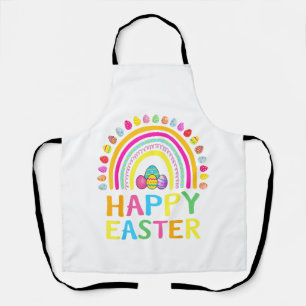 Fröhlicher Osterhase Ostereier-Suche Ostern Frauen Schürze