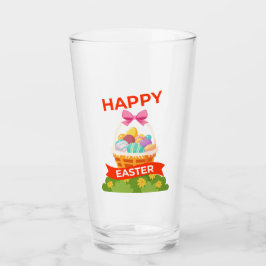 Fröhlicher Ostern Glas