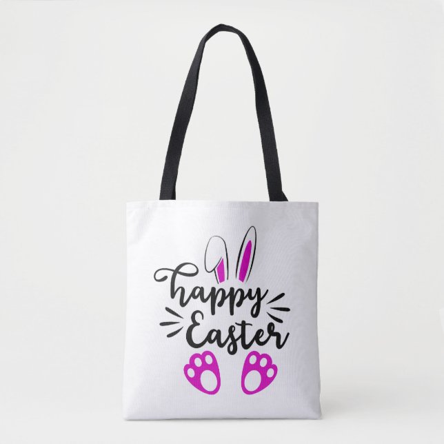 Fröhlicher Ostern Tasche (Vorderseite)