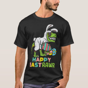 Fröhlicher Ostrawr Trex Osterhase Ei Lustiger Dino T-Shirt