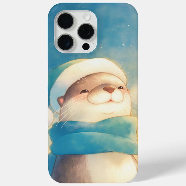 Fröhlicher Otter Case-Mate iPhone Hülle (Rückseite)