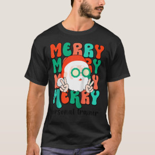 Fröhlicher Personal Trainer Weihnachten Personal T T-Shirt