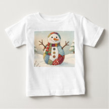 Fröhlicher Schneemann