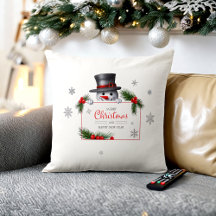 Fröhlicher Schneemann Weihnachten Neujahr Grüße