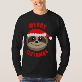 Fröhlicher Slothmas T-Shirt